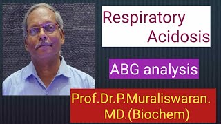 Respiratory AcidosisABGMuralis Simplified Biochemistry [upl. by Akerehs]