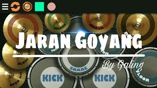 Jaran Goyang Drum android cover  Real Drum [upl. by Dnalor904]