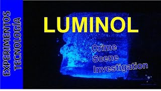 Luminol Fórmula para detectar sangre Experimento [upl. by Eerrehs]