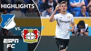 Bayer Leverkusen make history after win vs Hoffenheim  Bundesliga Highlights  ESPN FC [upl. by Yevoc]