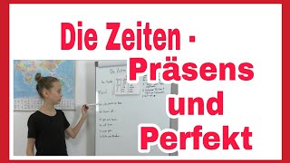 Präsens und Perfekt Zeiten im Deutschen  Klassenarbeiten bestehen  Schlau gefragt [upl. by Servais]