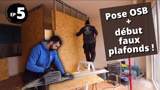 ⭐EP5 Pourquoi poser de lOSB sur des cloisons  Comment réaliser les périmètres faux plafonds [upl. by Festatus]