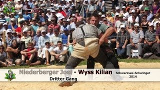 Kilian Wysss dritter Gang am SchwarzseeSchwinget 2014 [upl. by Cnut558]