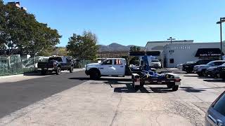 24K Gooseneck CamConcept Trailer Doing UTurns In Tight Parking Lots [upl. by Dustan]