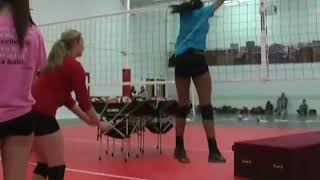 Volleyball Drill to Develop Blocking Mechanics and Strength [upl. by Gibe834]