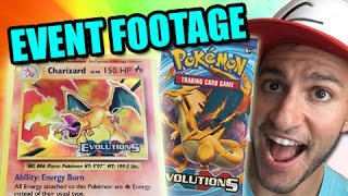 CHARIZARD IS BACK  Pokemon XY EVOLUTIONS TCG PRERELEASE  EARLY BOOSTER PACKS OPENING [upl. by Crysta]