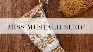 Knitted Selbu Mitten Tutorial  Part One [upl. by Jorin]