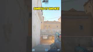 SIMPLE CT SMOKE shorts counterstrike cs2 dust2 [upl. by Inalak]