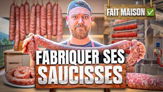 Comment Fabriquer ses SAUCISSES Maison [upl. by Ojybbob728]