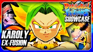 Dragon Ball Fusions 3DS English Karoly Goku amp Broly EXFusion Fusion Gameplay [upl. by Auqinaj567]