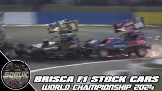 BriSCA F1 Stock Cars  WORLD CHAMPIONSHIP FINAL 2024 Skegness  14924 [upl. by Panter]