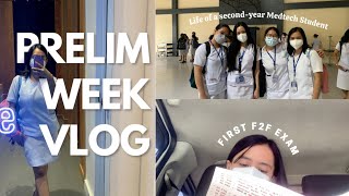 prelim exam week vlog 🙇🏼‍♀️ l 2nd year UERM medtech [upl. by Assile]