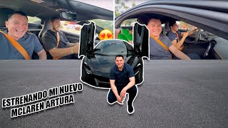 JUANITO MARTINEZ Y SIMON AHUED MANEJARON MI NUEVO MCLAREN ARTURA Y ESTO PASO [upl. by Llerrem973]