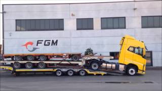 FGM 32 How to unload 2 semitrailers using one truck [upl. by Ahsiekar]