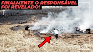 VÍDEO MOSTRA RESPONSÁVEL PELOS INCÊNDIOS EM FAZENDAS DO BRASIL [upl. by Iadrahs]