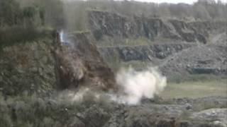 BAM Ritchies Plymstock Quarry Trial Presplit Blasting [upl. by Betz]