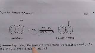 drivatives of Naphthalene 1 Naphthol [upl. by Niledam691]