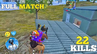 22 KILLS 🥵🔥 SOLO VS SQUAD FULL GAMEPLAY PUBG MOBILE LITE [upl. by Aicenaj]