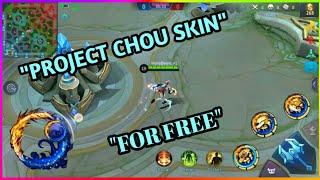 How to get PROJECT CHOU SKIN  Chou skin For FREE  MOD SKIN [upl. by Yesiad]