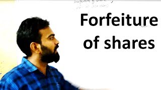 What is Forfeiture of Share  forfeiture entries Concept  means etc [upl. by Anuahc]