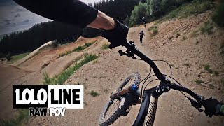 BIKEPARK FERME LIBERT  LOLO LINE FULL RAW POV  VTT MTB [upl. by Relluf]