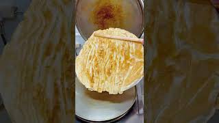 Handpulled pancake cooking delicious satisfyingvideo [upl. by Aytac245]