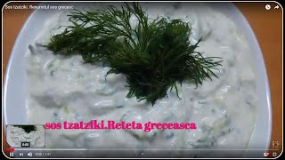 Sos tzatziki Renumitul sos grecesc [upl. by Nandor353]