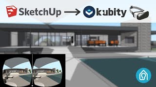 Sketchup to Kubity  3D Animation to Virtual Reality [upl. by Ettennad]