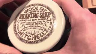 Mitchell’s Wool Fat Shaving Soap Unboxing [upl. by Gonsalve486]