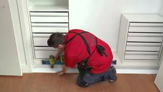 How To Install Sliding Wardrobe Doors  DIY With Bunnings [upl. by Aoket]