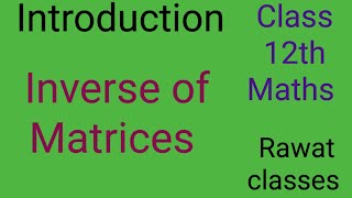 Class 12th MathsMatrices IOne shotCBSE NCERT JEE Exam [upl. by Hamon]