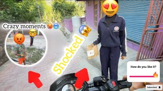 Shocking Reaction 😱😍 crazy people hit💀by me👉🏻 [upl. by Eicaj]