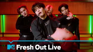 Stray Kids Maniac exclusive performance  MTV Fresh Out Live [upl. by Ekram905]