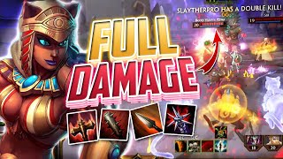 Smite BASTET REWORK Full Damage Build  Season 7 Gameplay [upl. by Halehs675]