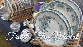 Thrift with me at a Flea Market in French Countryside  47 ❘ A discount for smiling ❘ Antique Haul [upl. by Matthew]