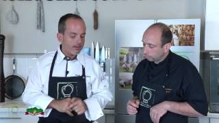 Recette de sablés de boudin basque laqué à la sauce Pika Berdea de Pierre Oteiza par Henri Amestoy [upl. by Tik128]