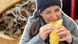 We FIND The Best Philly Cheese Steak in Philadelphia Part 1 [upl. by Labotsirhc]