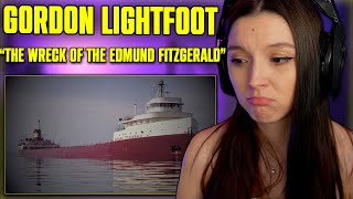 Gordon Lightfoot  The Wreck of the Edmund Fitzgerald  FIRST TIME REACTION [upl. by Micheil]