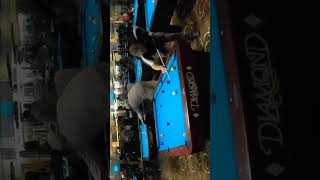 Pushout billiards 9 Ball coward pool travel oregon [upl. by Massimiliano]