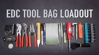 EDC Tool Pouch Setup  Mini Tool Bag loadout [upl. by Tarrel933]