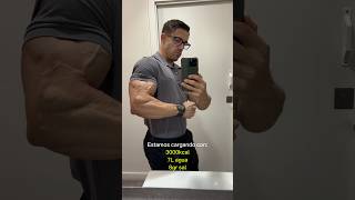 Así carga un culturista natural gym fitness motivation bodybuilding viralvideo parati [upl. by Naxor]