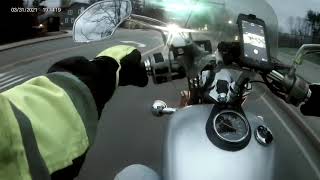 Motorcycle VLog 3312021 Review apeman A77 action cam clip mount to Jacket [upl. by Odyssey]