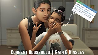 The Sims 4 Current Household  Making the best of it for her  The sims 4 [upl. by Ahsemed714]