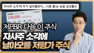 quot저PBR 다음 이 주식quot 자사주 소각에 날아오를 저평가 주식 [upl. by Halie]