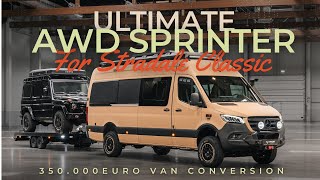 VAN TOUR  STRADALE CLASSICS AWD SPRINTER  Ultimate 350000 Euro Campervan Conversion [upl. by Merridie]