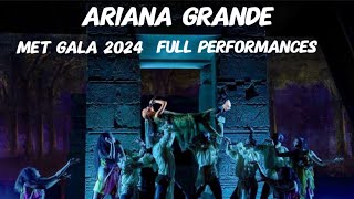 Ariana Grande met gala 2024 full performance [upl. by Ahsino]