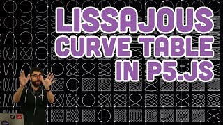 Coding Challenge 116 Continued Lissajous Curve Table in p5js [upl. by Atiuqer7]