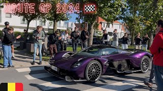 Zoute GP 2024  Carspotting pendant le grand prix du Zoute Chiron SS Valkyries F40 SLR… [upl. by Auston]