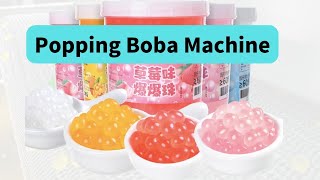 Taiwan popping boba pearls making machine Quality bursting boba depositor SINOFUDE popping boba [upl. by Falk193]