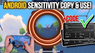 PUBG MOBILE SENSITIVITY SETTINGS 2024 ANDROID🔥WITH CODE amp TUTORIAL✅COPY amp USE [upl. by Bessie]